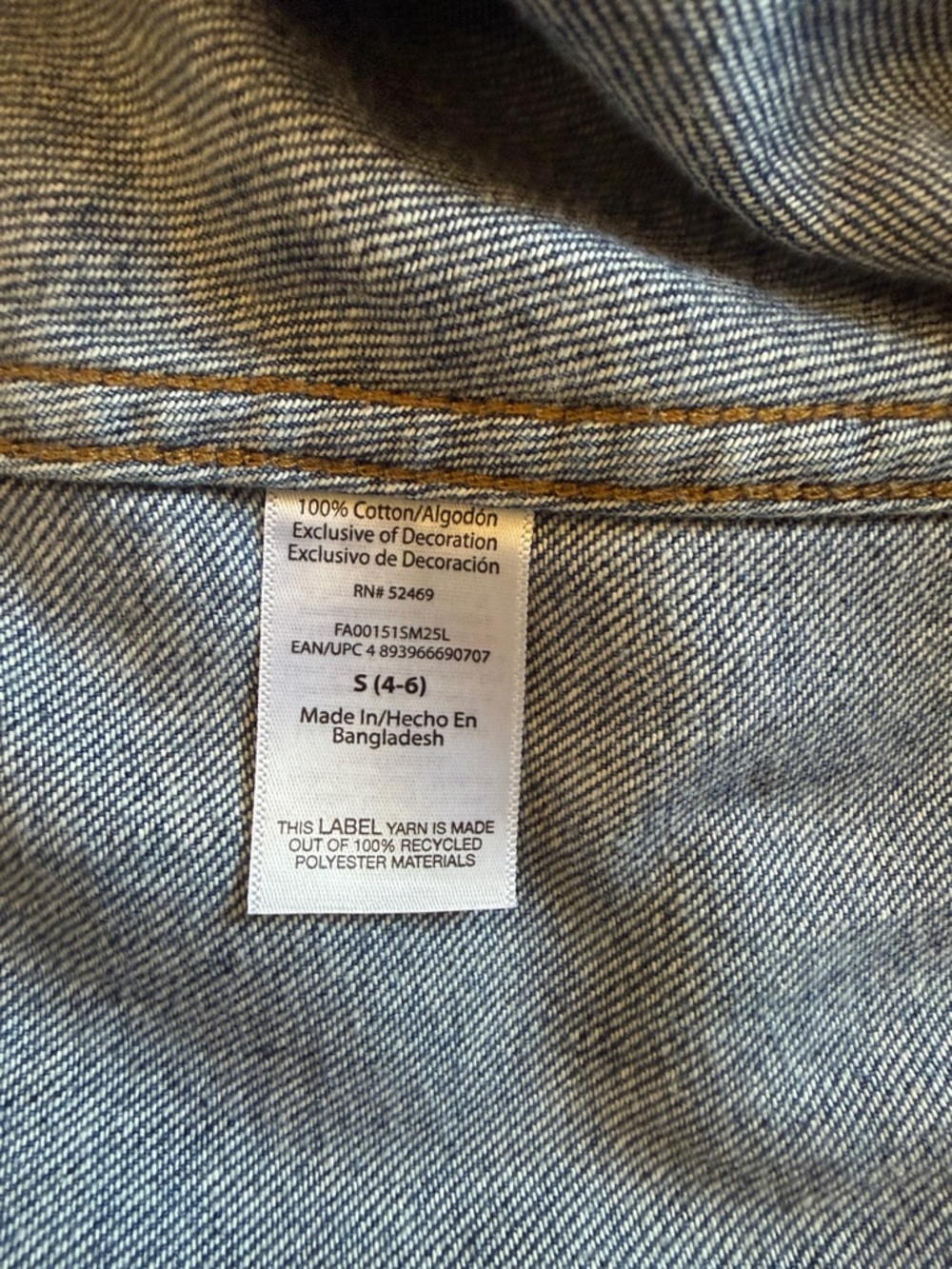 FREE ASSEMBLY DENIM ZIP FRONT JUMPER DRESS MEDIUM WASH CASUAL MINI SIZE S - Picture 7 of 7